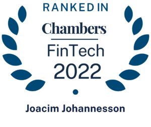 Setterwalls Stockholm Joacim Johannesson Chambers FinTech 2022