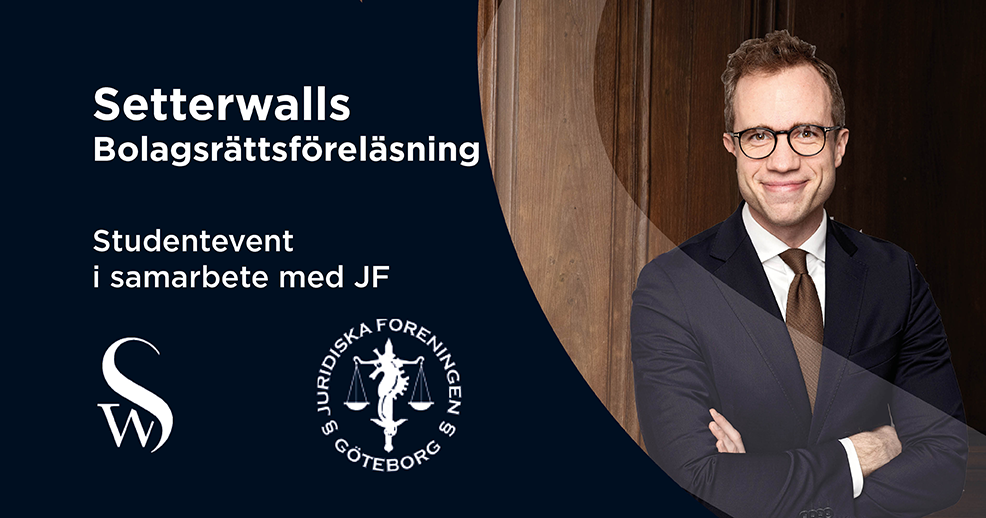 Studentevent: Bolagsrättsföreläsning i samarbete med JF